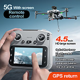 K18Max GPS HD Aerial Photography Drone with 4.5-Inch Screen Controller, Brushless Smart Obstacle Avoidance RC Aircraft
