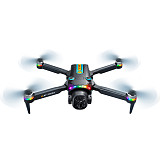 K21MAX Brushless Quadcopter HD Aerial Photography RC Airplane With Brushless Motor Large Screen Controller, LED Marquee Lights & Optical Flow Dual Lens