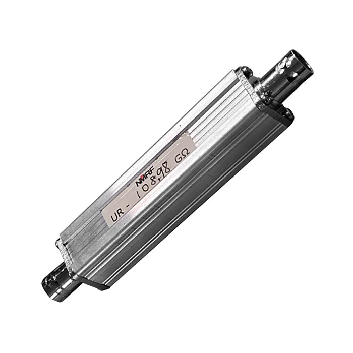 100G Ω (100kM Ω)/2W ultra-high resistance resistor with compact aluminum alloy shell and BNC interface