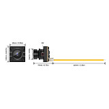 (BETAFPV）C04 FPV Camera  1/3  CMOS Sensor 1200TVL Horizontal Resolution 160° FOV For Aquila20 Analog Drone