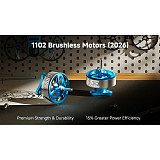 4PCS (BETAFPV）1102  21000KV Brushless Motors For Meteor75 Pro II Frame