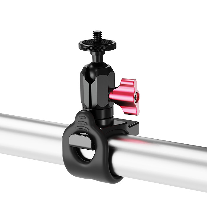 XT-XINTE 1/4 ball head clamp seat/aluminum alloy C-shaped power clamp/bracket/suction cup photography accessory suitable for DJI Pocket 4P/4/3