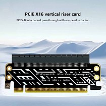 (PHDK) PH4116 PCIe 4.0 x16 Half Height to Full Height Riser Extender for Desktop Motherboard