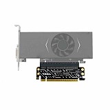 (PHDK) PH4116 PCIe 4.0 x16 Half Height to Full Height Riser Extender for Desktop Motherboard
