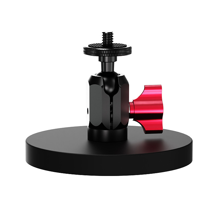 XT-XINTE 1/4 ball head clamp seat/aluminum alloy C-shaped power clamp/bracket/suction cup photography accessory suitable for Insta360 Luna Ultra