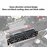 (PHDK) PH4116 PCIe 4.0 x16 Half Height to Full Height Riser Extender for Desktop Motherboard