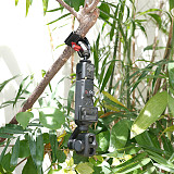 XT-XINTE 1/4 ball head clamp seat/aluminum alloy C-shaped power clamp/bracket/suction cup photography accessory suitable for DJI Pocket 4P/4/3