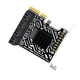 PH5081 PCIe 3.0 to 8-Port SATA 6Gbps HDD Expansion Card Bracket Storage Controller Adapter for Desktop & Server