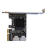 (PHDK) PH5087 PCIe 3.0 to 2x SFF-8087 Storage Expansion Card, 8-Port SATA 6Gbps HDD Controller Adapter for Desktop & Server