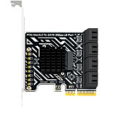 PH5081 PCIe 3.0 to 8-Port SATA 6Gbps HDD Expansion Card Bracket Storage Controller Adapter for Desktop & Server