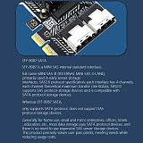 (PHDK) PH5087 PCIe 3.0 to 2x SFF-8087 Storage Expansion Card, 8-Port SATA 6Gbps HDD Controller Adapter for Desktop & Server