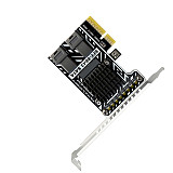 PH5083 PCIe 3.0 to 2x SFF-8643 Storage Expansion Card, 8-Port SATA 6Gbps HDD Controller Adapter for Desktop & Server