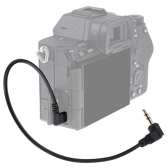 2.5mm/3.5mm TPC Shutter Release Cable for Sony A7M5 A7CR A7CII A6700 ZV-E10II A7R6, Camera Remote Shutter Cord