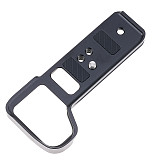 Quick Release Single Base Plate, Aluminum Quick Detach Base Handle Compatible with Sony A9 / A7III / A7R3 Cameras
