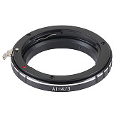 AI-4/3 Lens Adapter Ring For Nikon AI D AIS Lens To Olympus 4/3 Camera Body