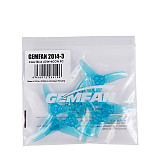 4 Pairs GEMFAN 2014 3-Blade 1.5mm/t-mount 1.4in Pitch PC Propeller For Drone