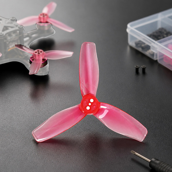 2 Pairs(2CW+2CCW) GEMFAN 3026 3-Blade PC Propeller For Drone