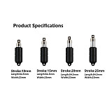 KT1359-8KG High Speed Mini Electric Linear Actuator 12V Multi Stroke Lifting Rod With Limit Protection