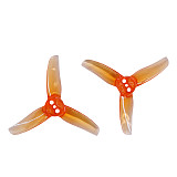 4 Pairs GEMFAN 2014 3-Blade 1.5mm/t-mount 1.4in Pitch PC Propeller For Drone