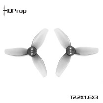 (HQProp) 2CW + 2CCW T2.2X1.6X3 3-Blade PC Propeller For FPV Drone
