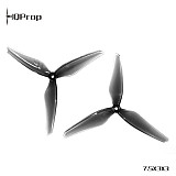 (HQProp) 2CW+2CCW 7.5X3X3 High Efficiency Crash Resistant 3-Blade PC Propeller For FPV Drone