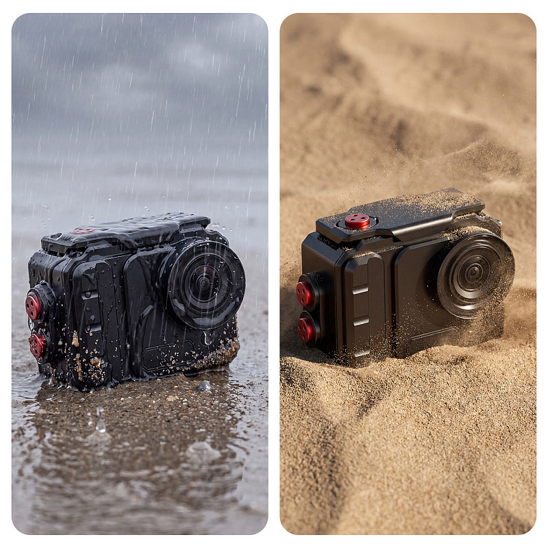 Aluminum 80M Waterproof Dive Case For Insta360 GO Ultra Magnetic Quick Release Horizontal Vertical Shooting Shell With 1/4 Arri-Standard Positioning Hole