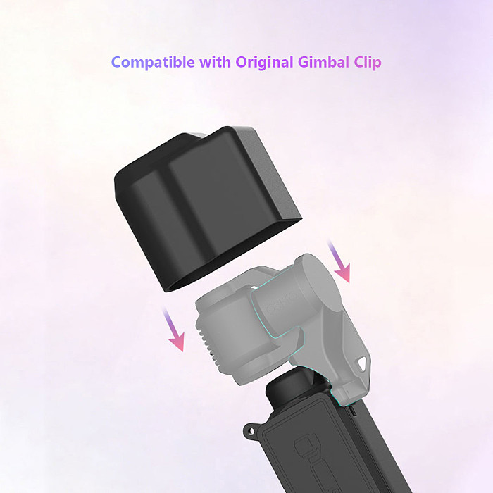 Silicone protective case 4 In 1 Set  For DJI Osmo Pocket 4 camera body sleeve, anti-drop cover, soft silicone shell