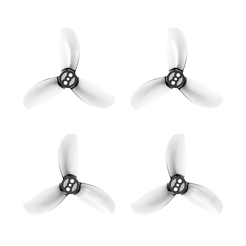4PCS/12PCS Betafpv Gemfan D2.2-3B 3-Blade 1.5mm Shaft Clear Grey Propellers For Pavo20 Pro II Complete Drone