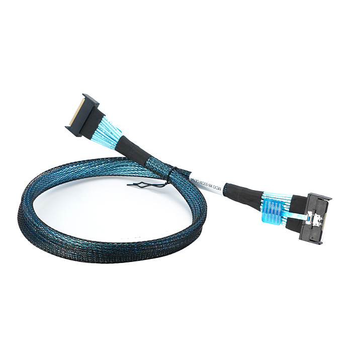 MCIO X8 Cable PCIe 4.0 / PCIe 5.0 High Speed Server Connecting Wire, Gen4/Gen5 Straight Male To Male 74Pin MCIOX8GEN4/ MCIOX8GEN5 Cable