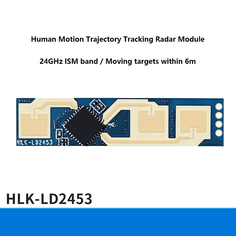 HI-LINK LD2453 24GHz mmWave Radar Sensor Module, Multi-Target Human Positioning & Trajectory Tracking for Smart Home