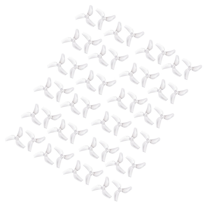 24 Pairs GEMFAN 1219S 3-Blade 31mm PC Propellers, 1mm Shaft Micro Drone Props for Tiny Whoop