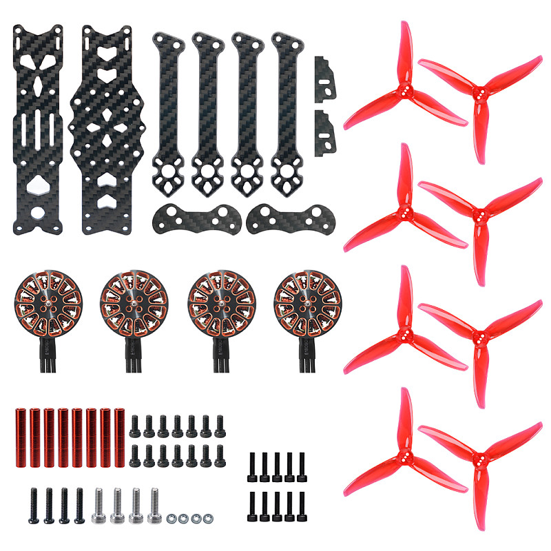 G2004 4S 2900KV Brushless Motor & 4023 3-Blade PC Propellers Frame Kit For FPV Drone
