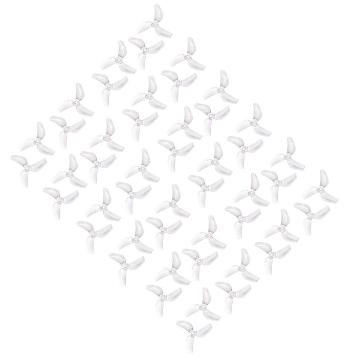 24 Pairs GEMFAN 1219S 3-Blade 31mm PC Propellers, 1mm Shaft Micro Drone Props for Tiny Whoop