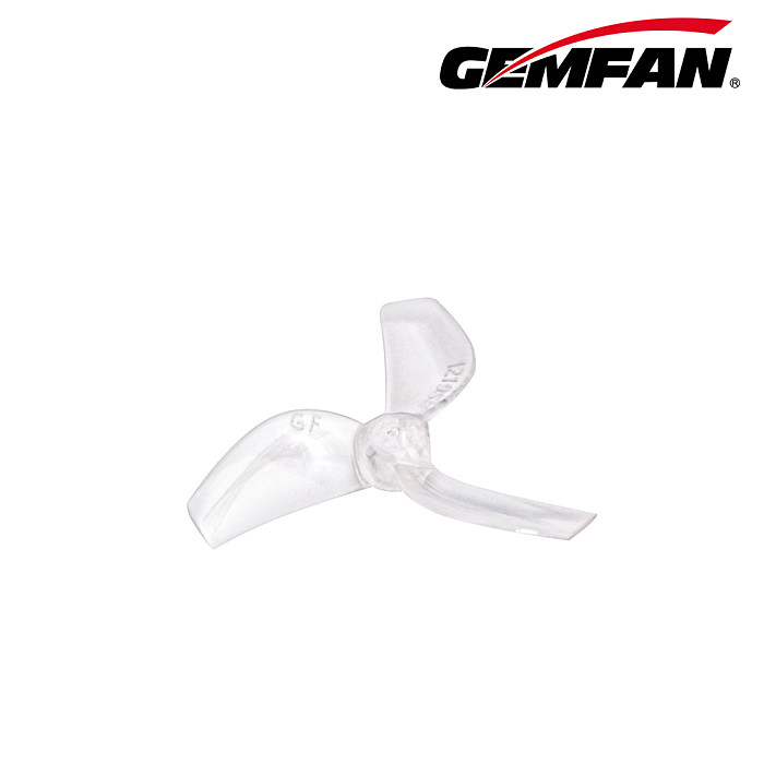 24 Pairs GEMFAN 1219S 3-Blade 31mm PC Propellers, 1mm Shaft Micro Drone Props for Tiny Whoop