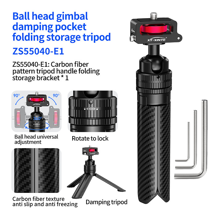 Pocket Folding Mount & Storage Bracket, 360° Rotating Quick Release, 1/4  ARRI Thread to ARRI Hole for DJI Osmo 360 II, for Insta360 X6 X5 X4 X3, for GoPro 13 12 Camera Cage Gimbal Extension