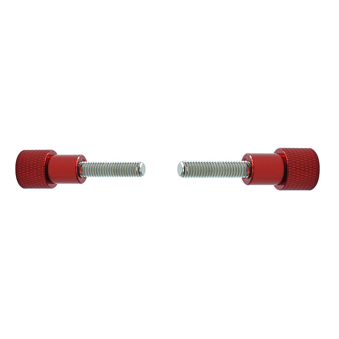 Red Knurled Thumb Screw M5x20-D12-20, Aluminum Stainless Steel Adjustable Mount for Insta360 ONE R GoPro 9 8 MAX DJI Osmo Action AKASO EK7000 4K