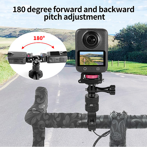 Pocket Folding Mount & Storage Bracket, 360° Rotating Quick Release, 1/4  ARRI Thread to ARRI Hole for DJI Osmo 360 II, for Insta360 X6 X5 X4 X3, for GoPro 13 12 Camera Cage Gimbal Extension