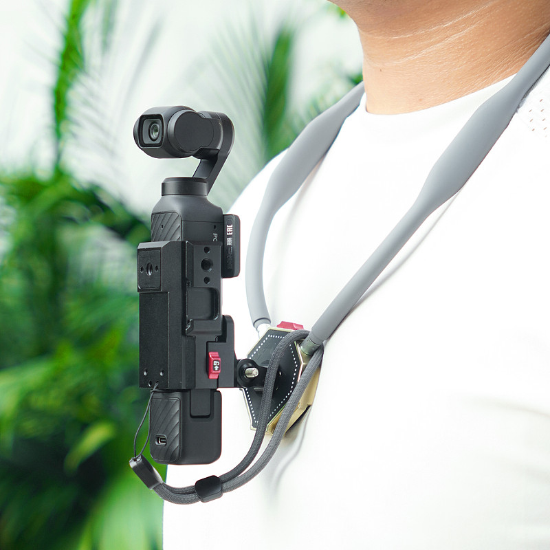 XT-XINTE Aluminum Alloy Expansion Frame & Camera Cage for DJI Osmo Pocket 4P/4/3, Quick Release Mounting Accessory