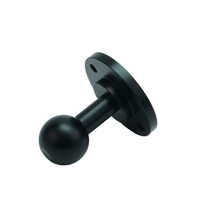 Aluminum Alloy Desktop Tripod Base with  17MM/20MM Ball Head, Stable 1/4  Mount for Camera, Camcorder, Security Monitor & Light