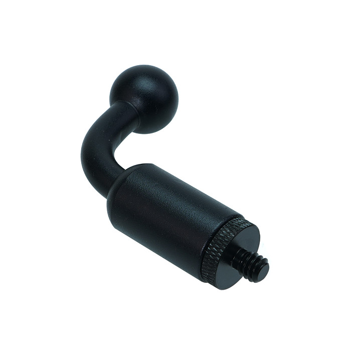 Aluminum Alloy Ball Head Base & Phone Tablet Clamp, 1/4  to 17mm Ball Head Adapter with 1/4  to 1/4   Converter Screw