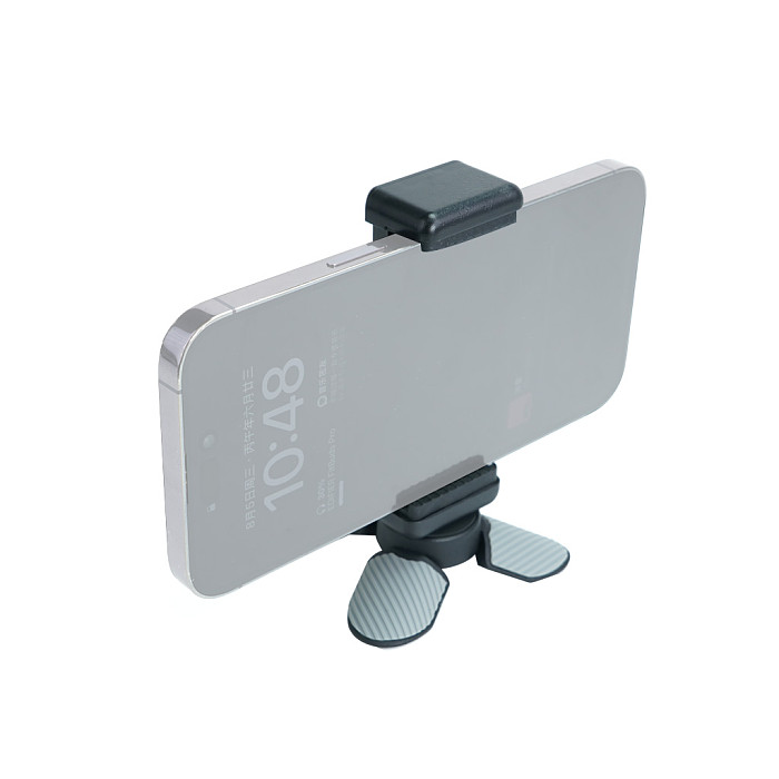 Mini Tripod & Desktop Base Mount for DJI Pocket 3/4, Handheld Small Stand & Dual-Hole Phone Clip for Action Cameras