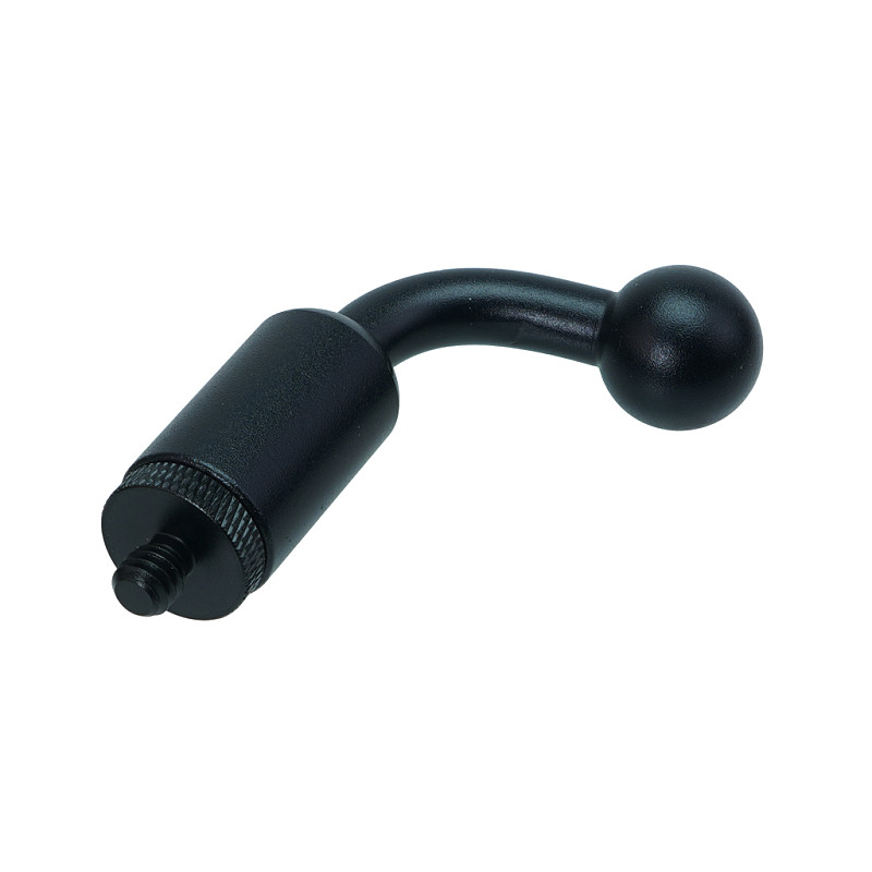 Aluminum Alloy Ball Head Base & Phone Tablet Clamp, 1/4  to 17mm Ball Head Adapter with 1/4  to 1/4   Converter Screw