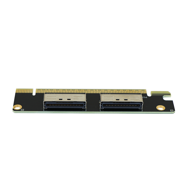 PCIe to MCIO Adapter Extension Cable, MCIO x8 Data Cable for PCIe 4.0, Detachable PCIe x16 Gen4 High-Speed Riser Cable for Servers
