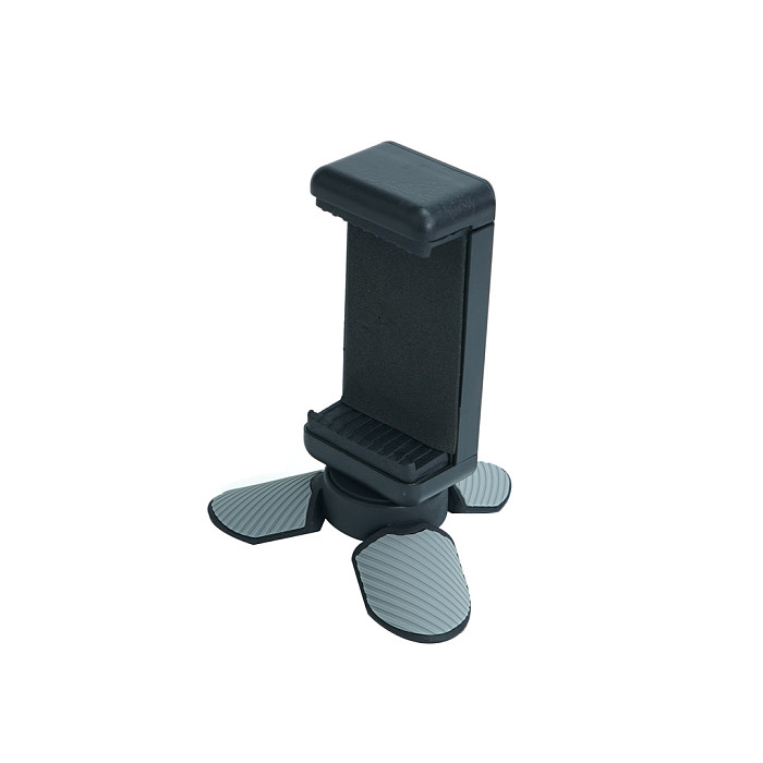 Mini Tripod & Desktop Base Mount for DJI Pocket 3/4, Handheld Small Stand & Dual-Hole Phone Clip for Action Cameras