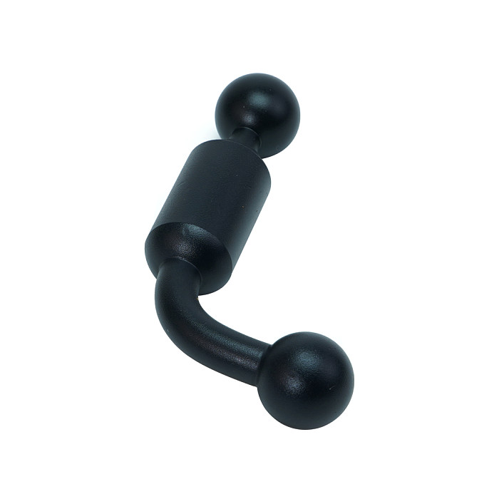 Aluminum alloy ball head base accessories, mobile phone tablet clip ball head 1/4 interface to 17MM ball head connector+17mm aluminum alloy ball head 1/4 screw