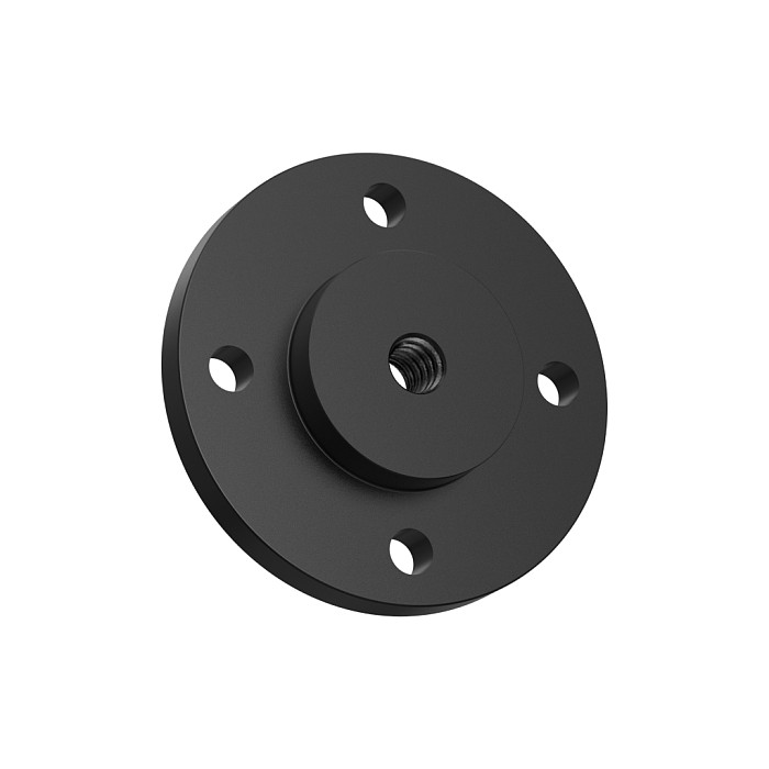 Aluminum Alloy Desktop Tripod Base with  17MM/20MM Ball Head, Stable 1/4  Mount for Camera, Camcorder, Security Monitor & Light