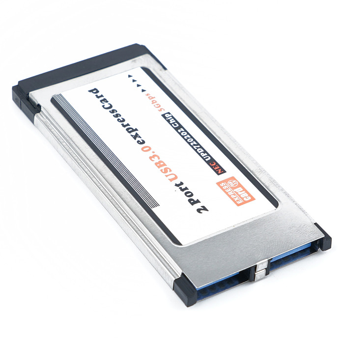 yAnsicht PCI Express to USB 3.0 Dual 2 Ports PCI-E Express Card Adapter for NEC 34MM Slot ExpressCard Converter 5Gbps PCMCIA Laptop PC