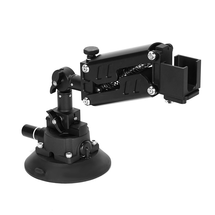 Car Suction Cup Mount with Shock Absorber Arm for DJI Pocket 3/4 , Gimbal Camera Car Vlog Filming Accessory