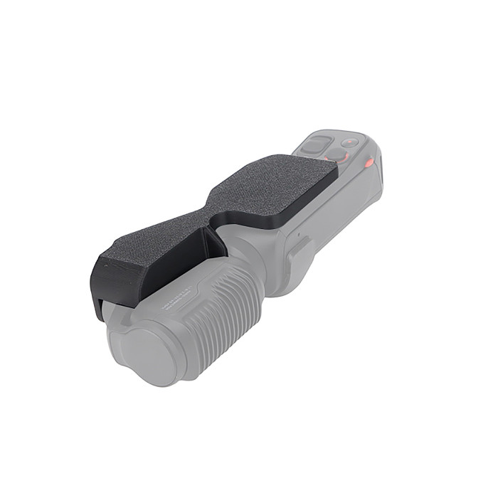 Black Plastic Anti‑Move Gimbal Clamp Shockproof Scratch‑Proof Screen Protective Cover For Insta360 Luna Ultra