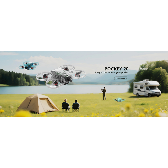 Axisflying Pockey 20 Mini FPV Drone, 2-Inch Tiny Whoop for Beginners, Indoor Micro Racing Quadcopter